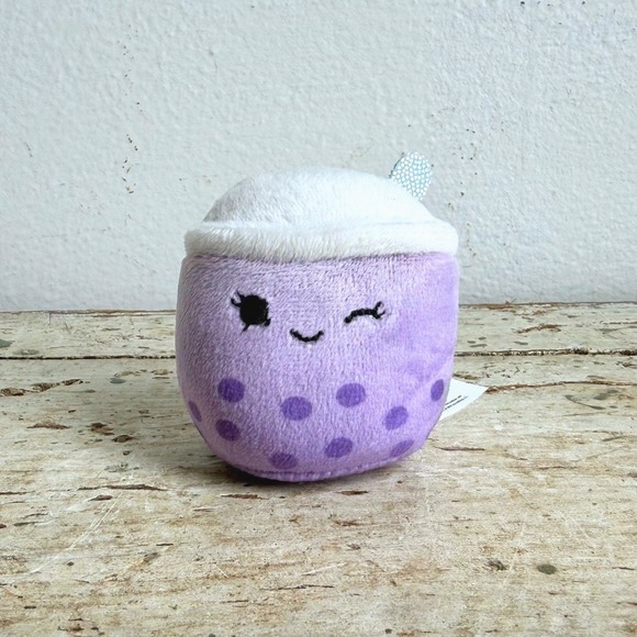 Squishmallows Other - Squishville Squishmallows 2in Purple Boba Tea Mini Plush Jakarria Drink